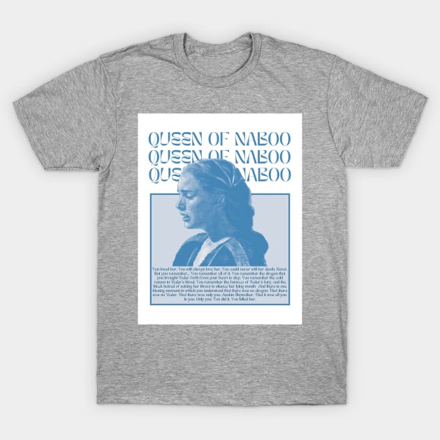 Padme Queen of Naboo T-Shirt by fiatluxillust